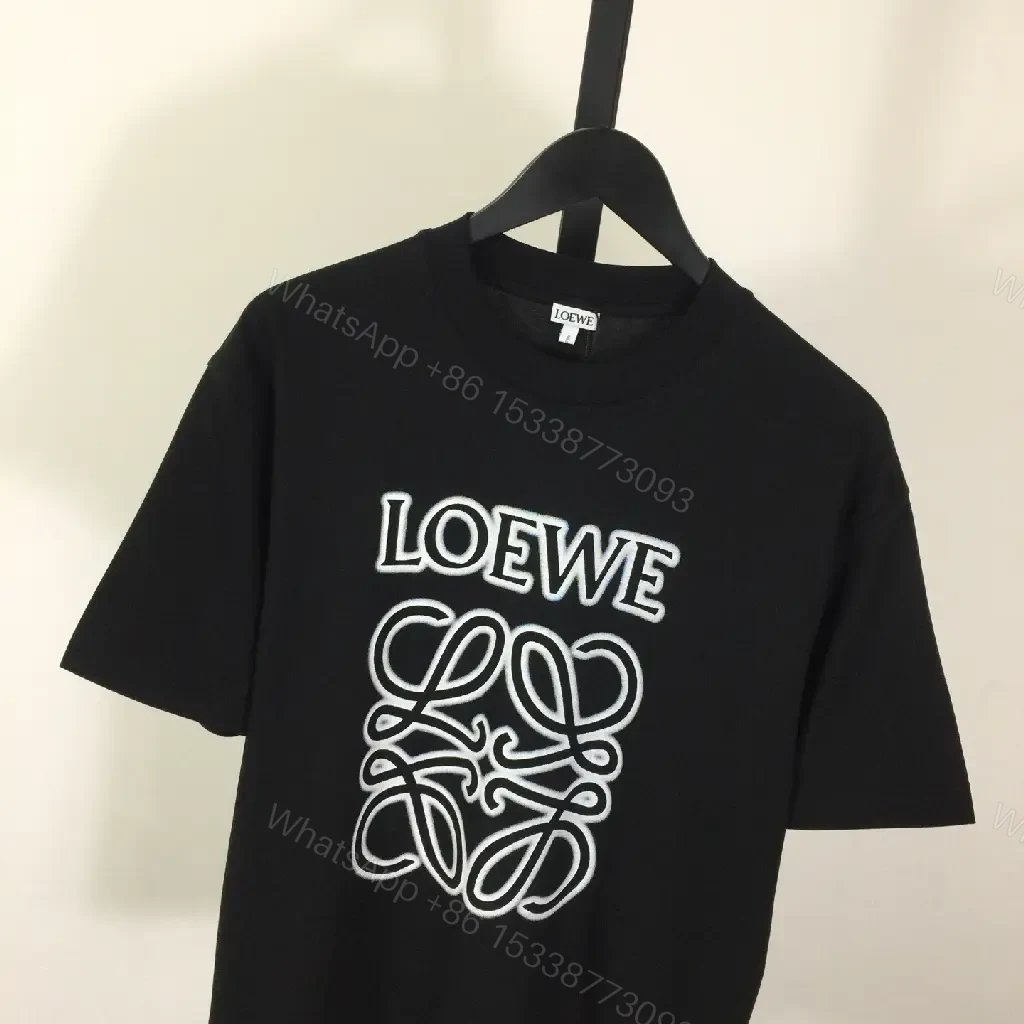 View 7 of Bold Logo Graphic Tee - Premium Cotton-Blend Black T-Shirt