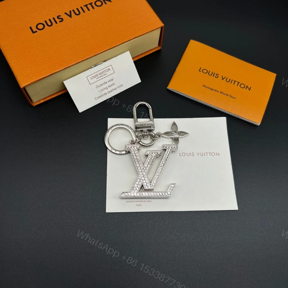 View 9 of Louis Vuitton Lv Logo Bag Charms Key Holder