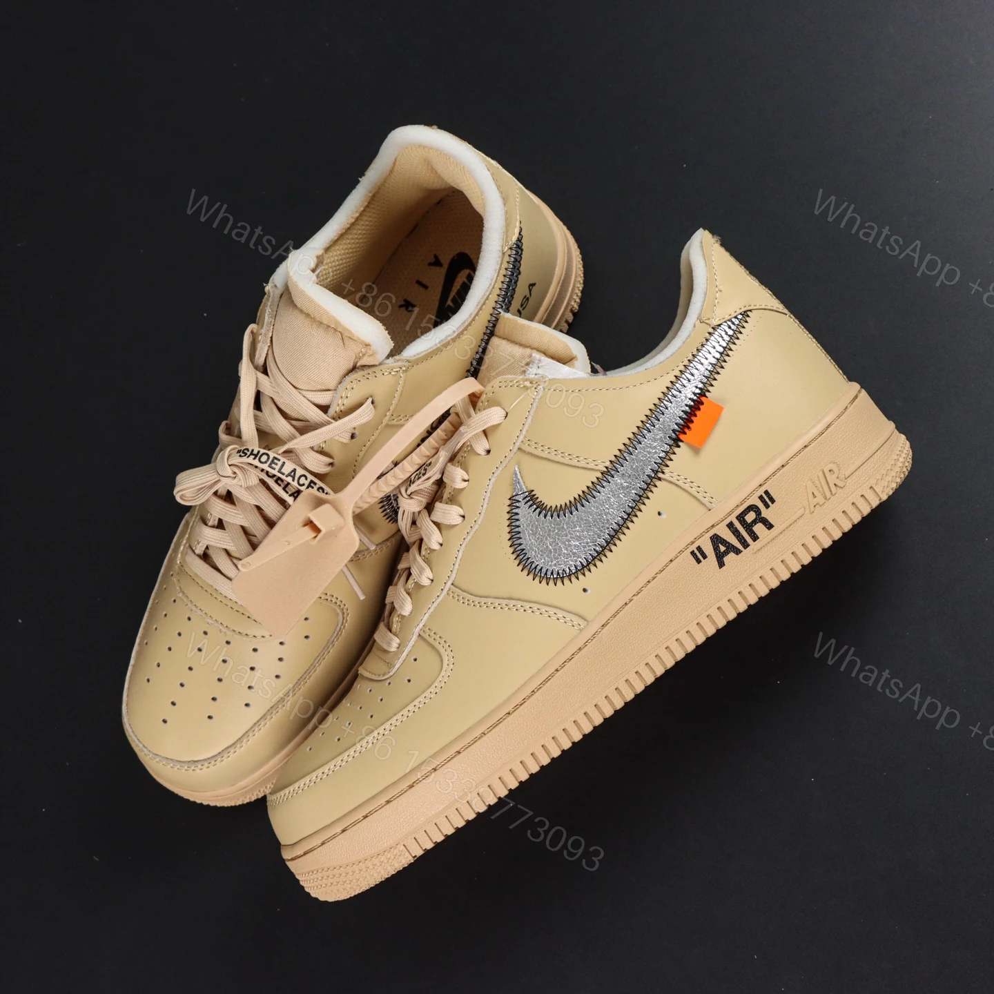 View 7 of Off White x Air Force 1 Desert Tan Reps
