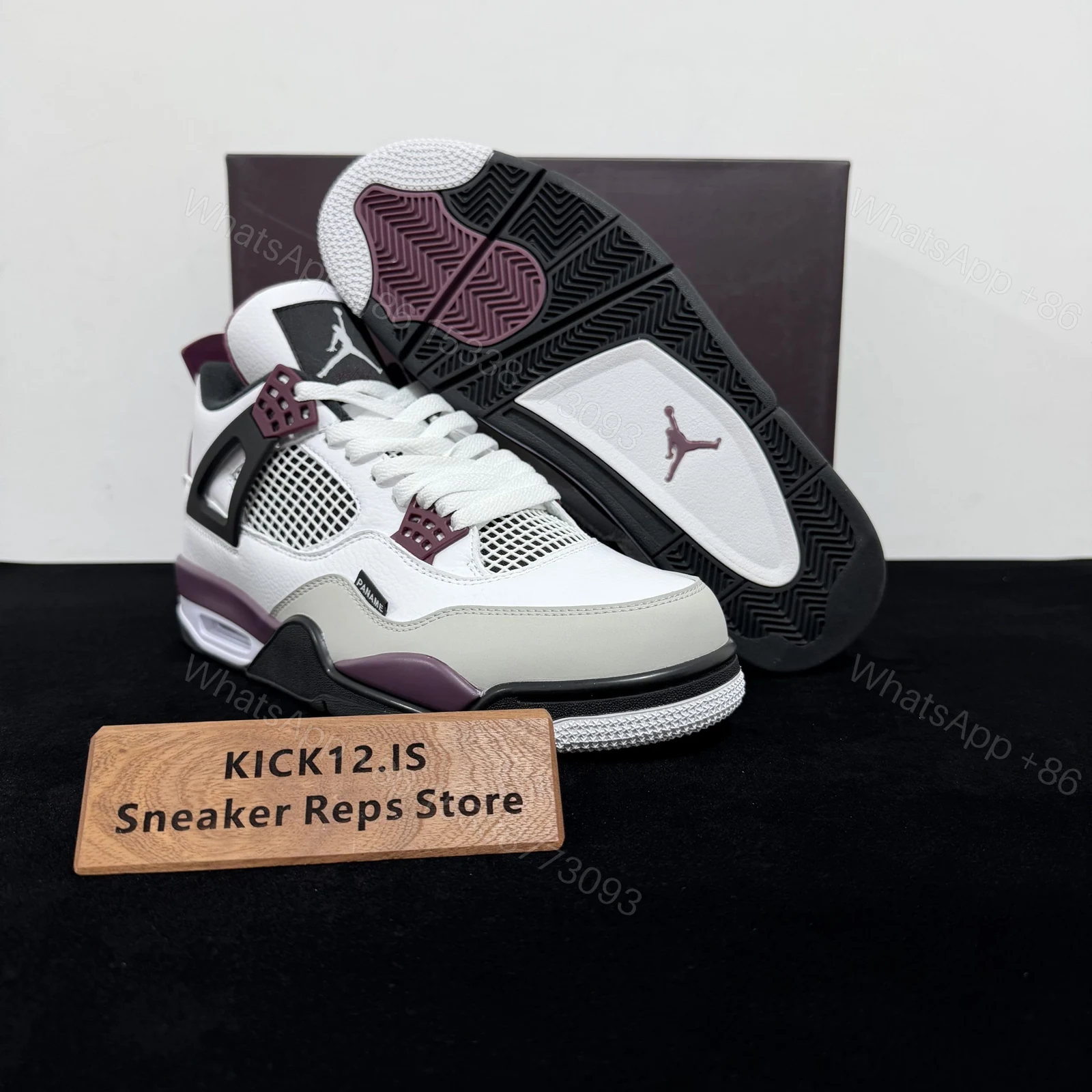 View 3 of Air Jordan 4 Retro PSG Paris Saint-Germain Reps