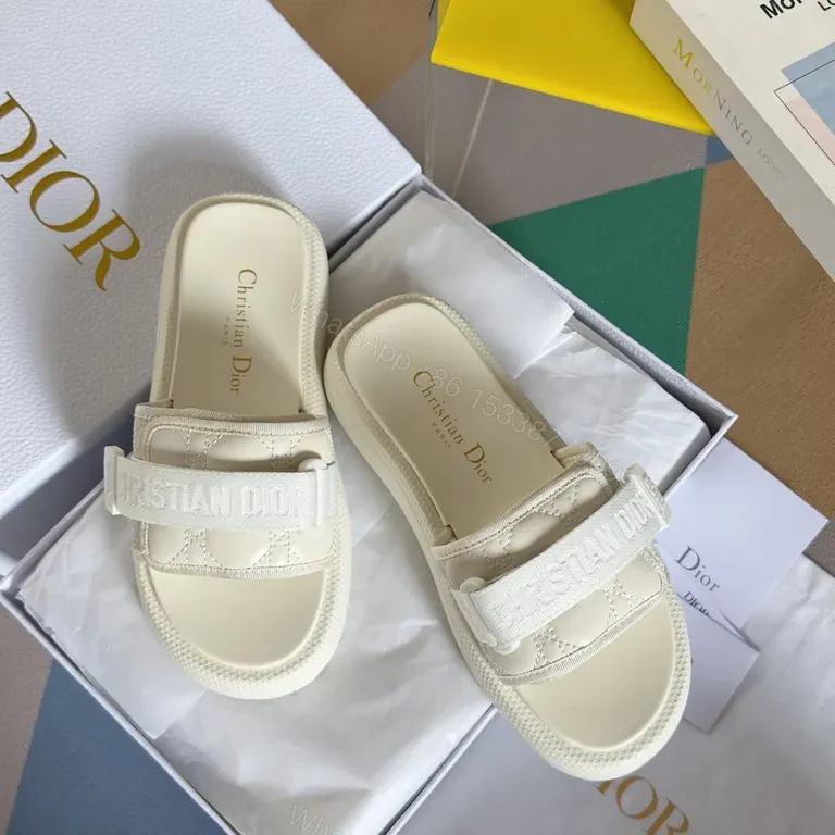 View 4 of Lux Sandals: Dior Signature Straps, Premium Leather, Lightweight Comfort