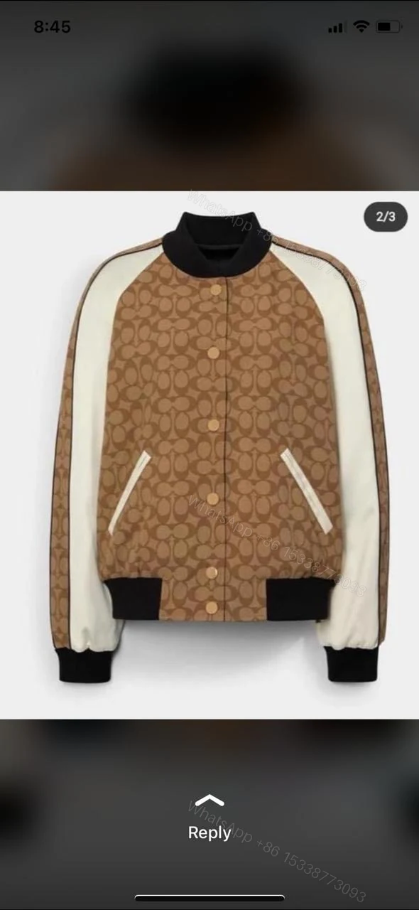 View 2 of FIRST COPY COACH PREMIUM OPEN BUTTONS FLEECE JACKET