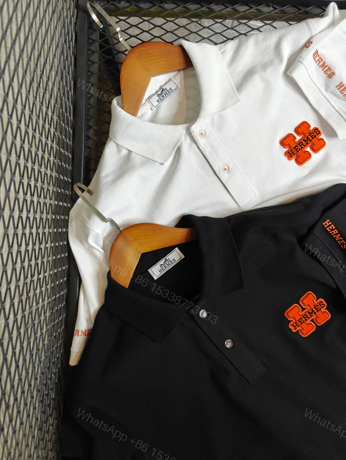 View 6 of FIRST COPY HERMES IMPORTED SUMMER COLLAR POLO T-SHIRT