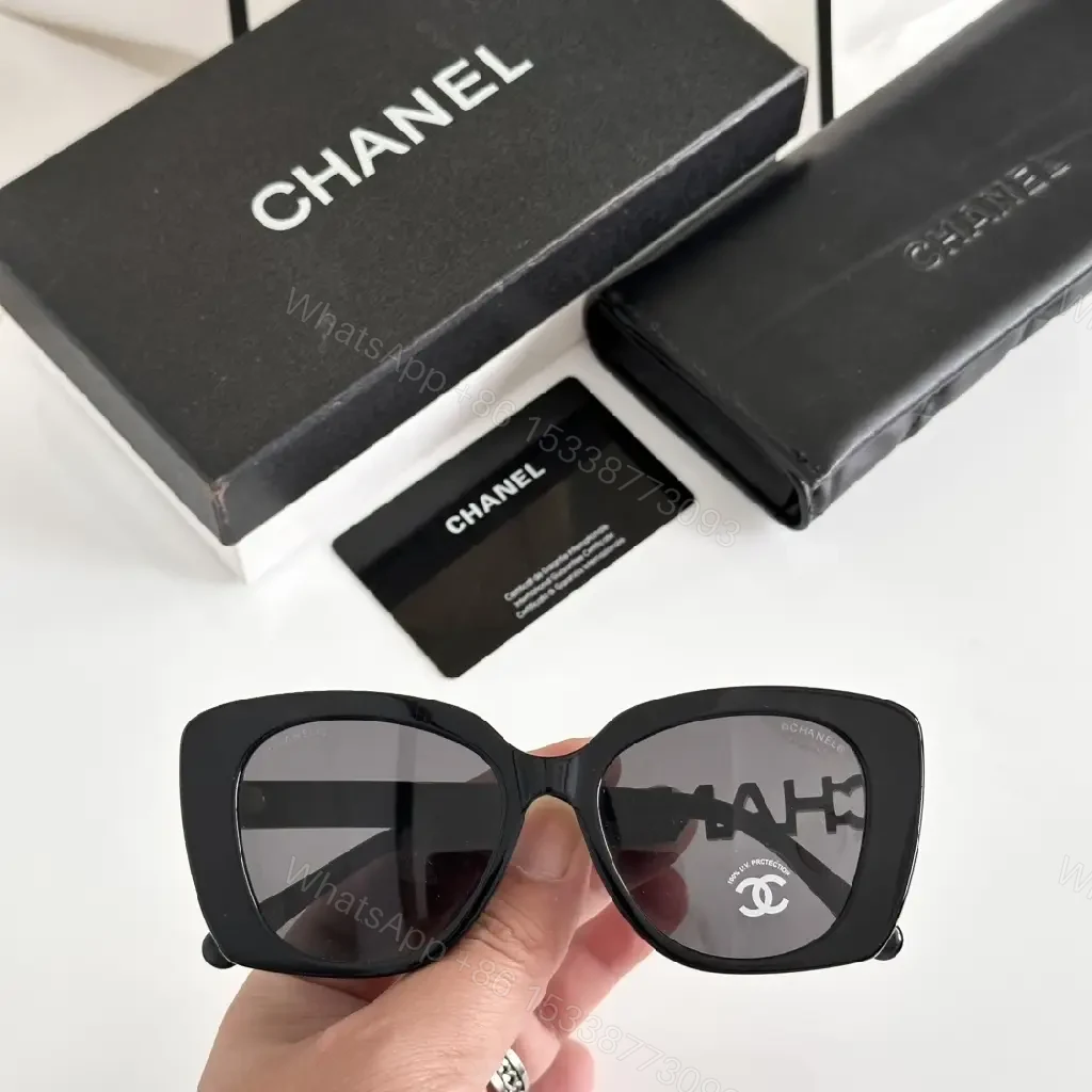 View 2 of Bold Black Acetate Sunglasses — Oversized, Signature Design, UV400 Protection