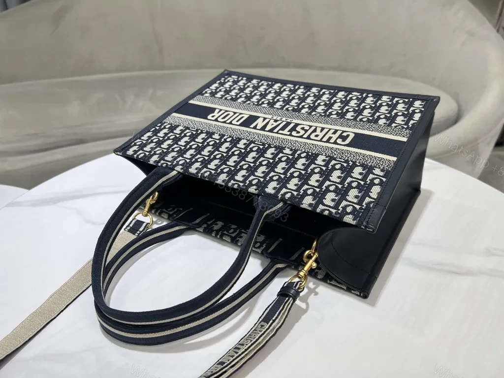 View 7 of Bold Monogram Tote: Dior-Inspired Luxe Tote Bag