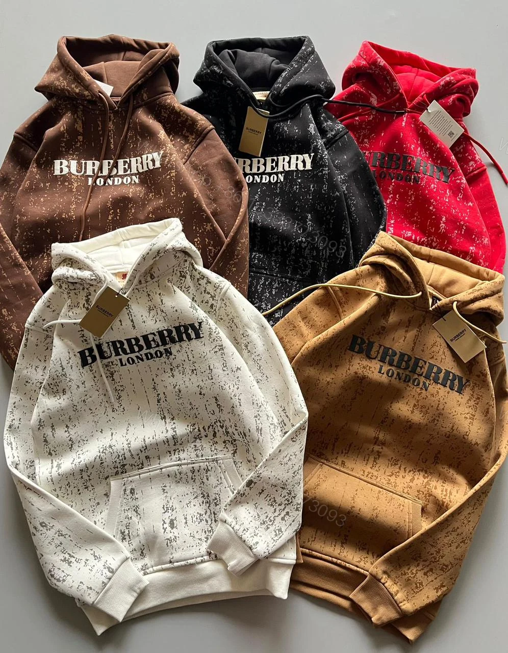 View 6 of FIRST COPY BURBERRY PREMIUM QUALITY COTTON FLEECE HOODIE