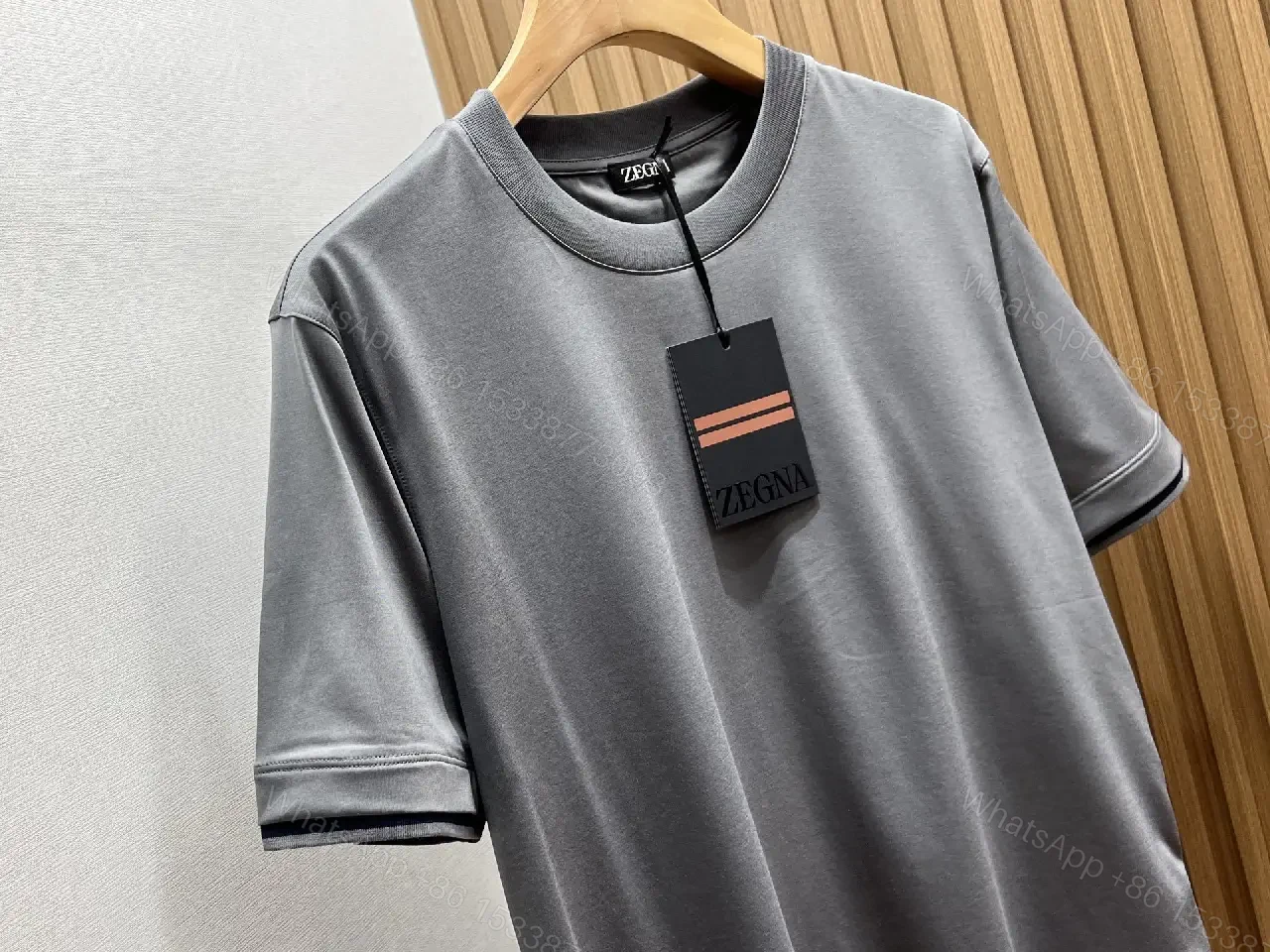 View 8 of Structured Minimal Knit Tee: Premium, Relaxed Fit, Durable Comfort
