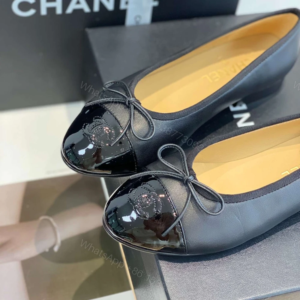 View 7 of Chanel Ballet Flats Black