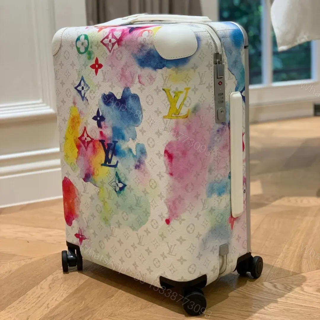 Louis Vuitton Horizon 55 suitcase in the Watercolor Multicolor — view 1