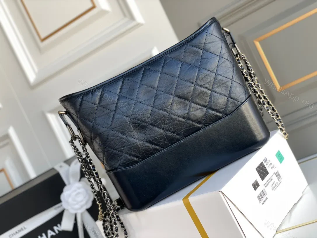 View 4 of Chanel Gabrielle Small Hobo Bag Handbag Soft Leather 28cm