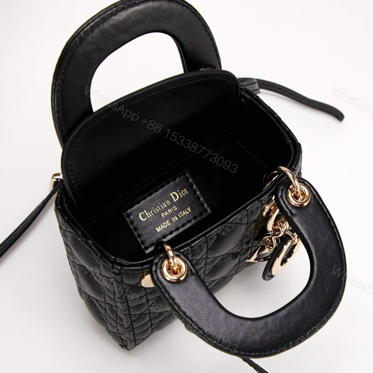 View 9 of Dior Dior Micro Bag Black Cannage