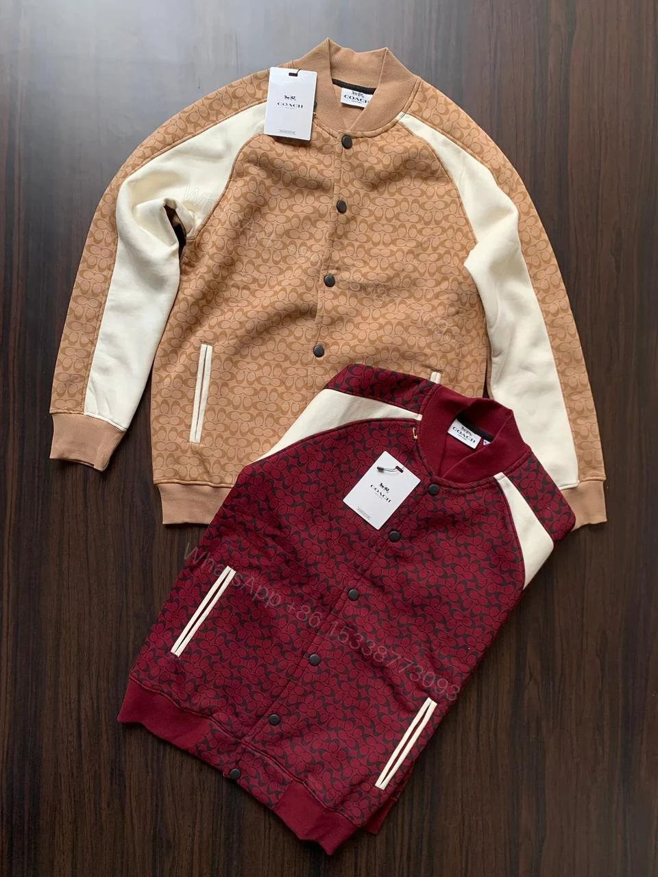 View 6 of FIRST COPY COACH PREMIUM OPEN BUTTONS FLEECE JACKET
