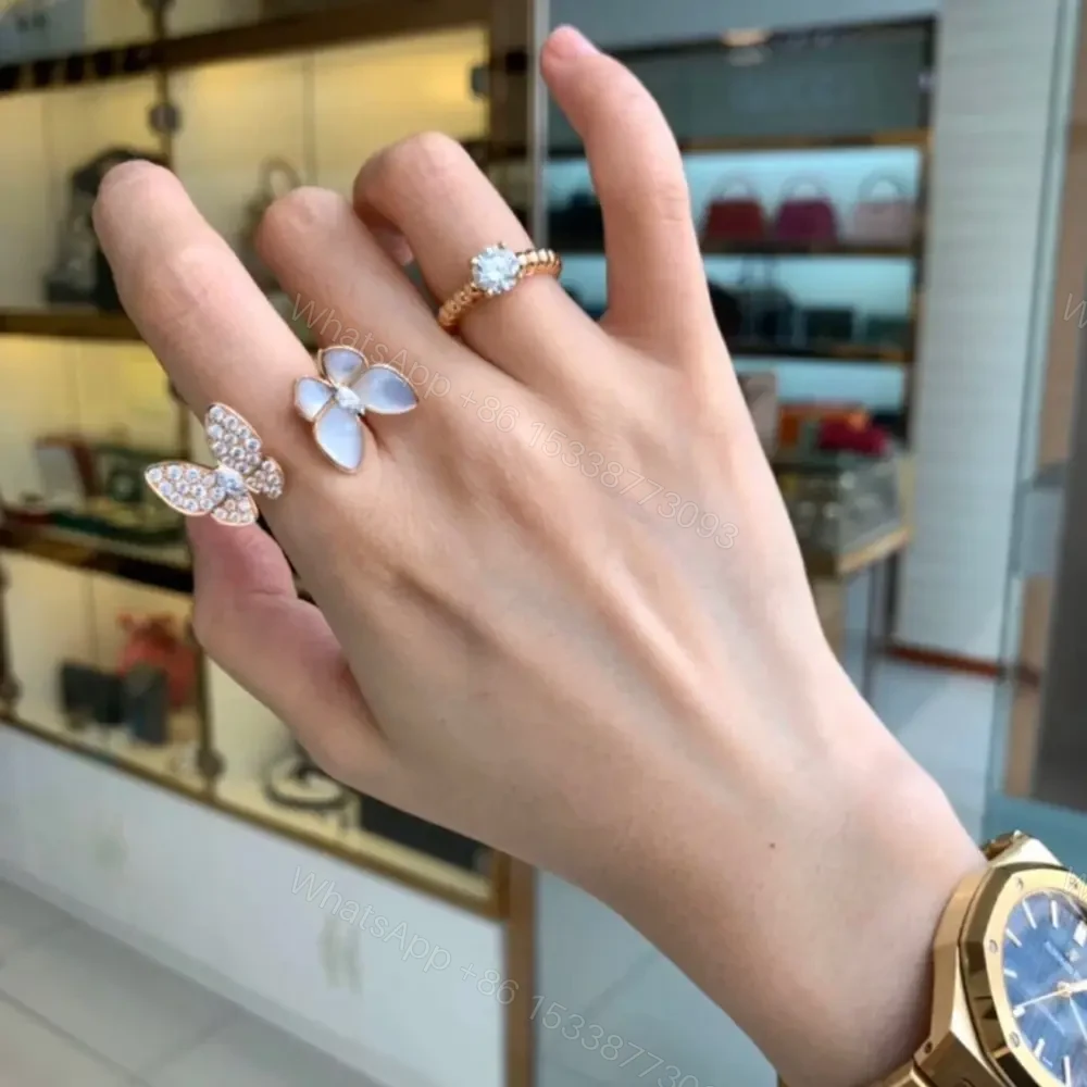 View 6 of 高仿首飾VanCleef&Arpels*RPO7AL0蝴蝶戒指