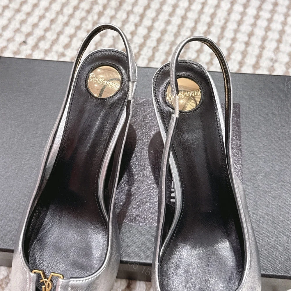 View 8 of YSL BABYLONE BRETEUIL slingback pumps