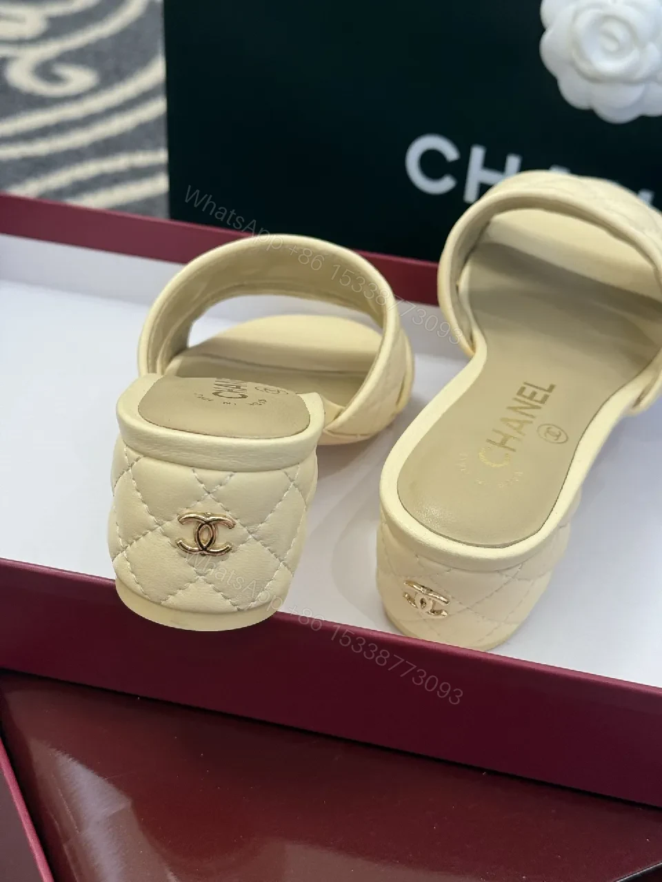 View 6 of Soft-Textured Quilted Slides: Everyday Luxe Comfort