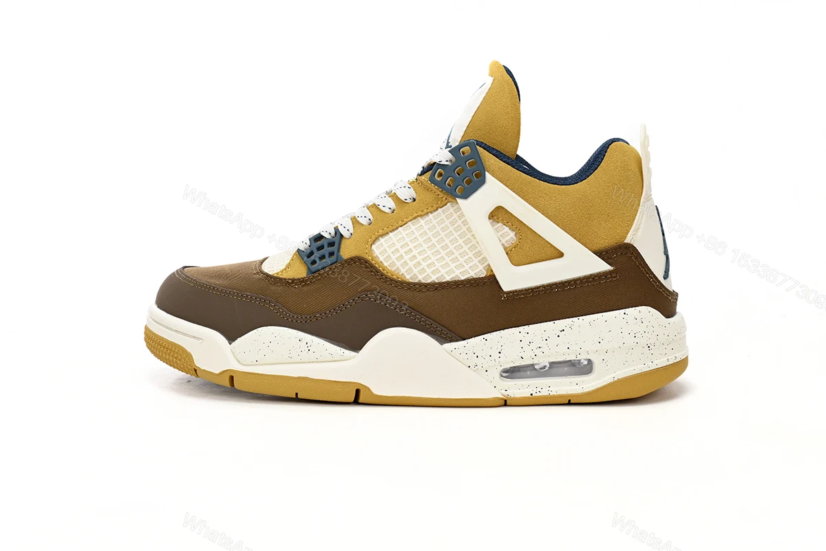 View 10 of Air Jordan 4 "Cacao Wow" Brown White FB2214-200