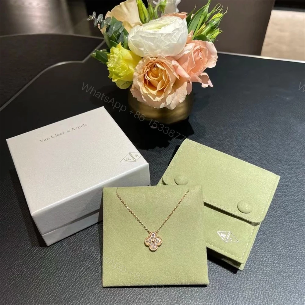 Van Cleef & Arpels Jewelry Box And Package With Paper For Sale — view 1