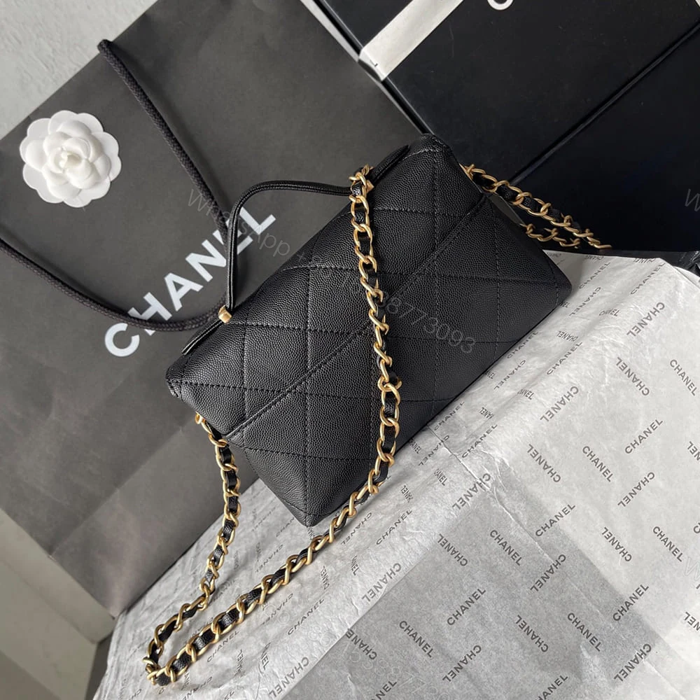 View 4 of CHANEL Mini Flap with top handle(HIGH-END GRADE)