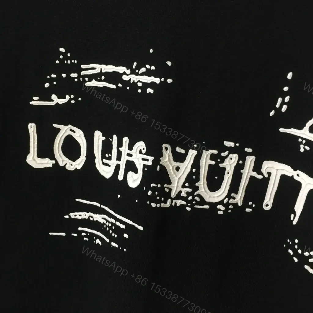 View 9 of Black Cotton Graphic Tee – Minimalist Luxe Streetwear Vibe