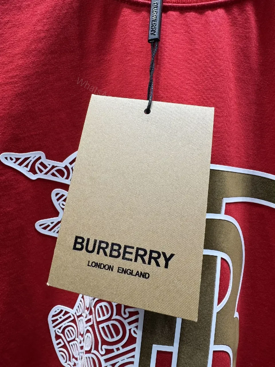 View 4 of Bold Red Graphic Tee in Luxe Streetwear Style, All-Day Comfort