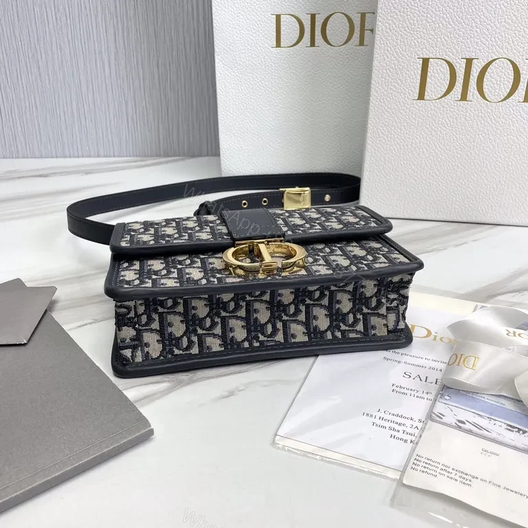 View 5 of Dior-Inspired Canvas Crossbody: Luxe Everyday Bag