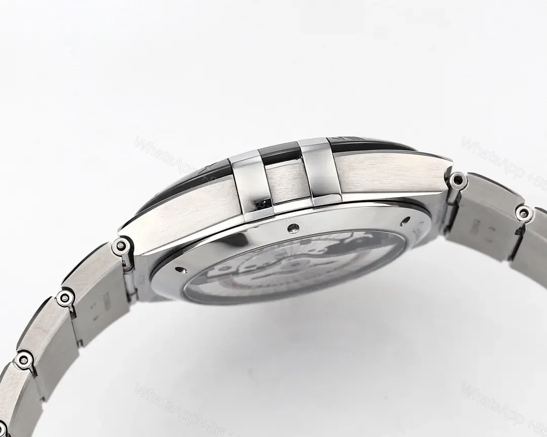 View 7 of Omega Constellation 5th Generation Star Series Ceramic Bezel Watch Blue Dial 41MM Stainless Steel Case 8900/8901 Co-Axial Movement