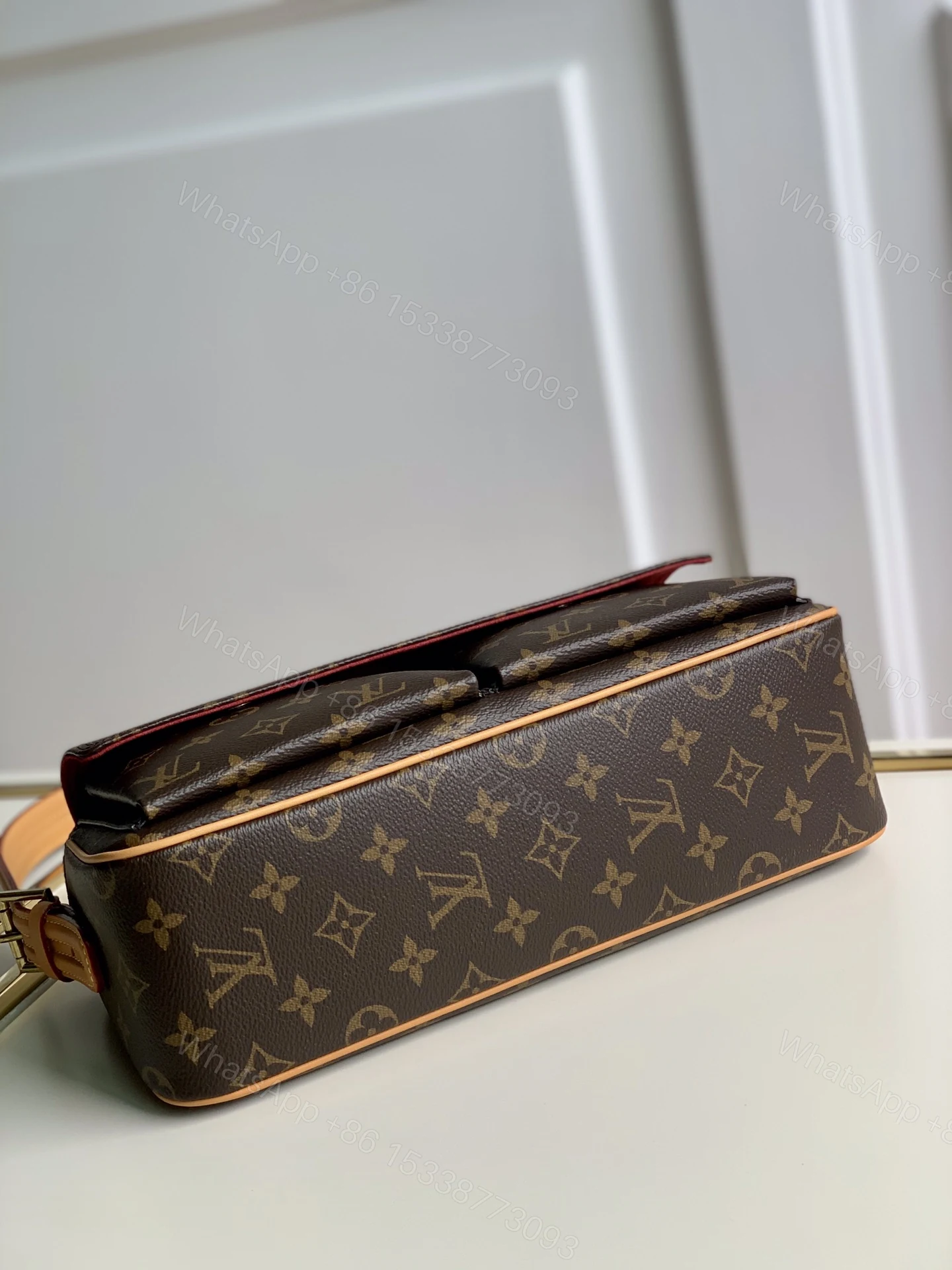 View 4 of LV Vintage Monogram Canvas Small Shoulder Bag