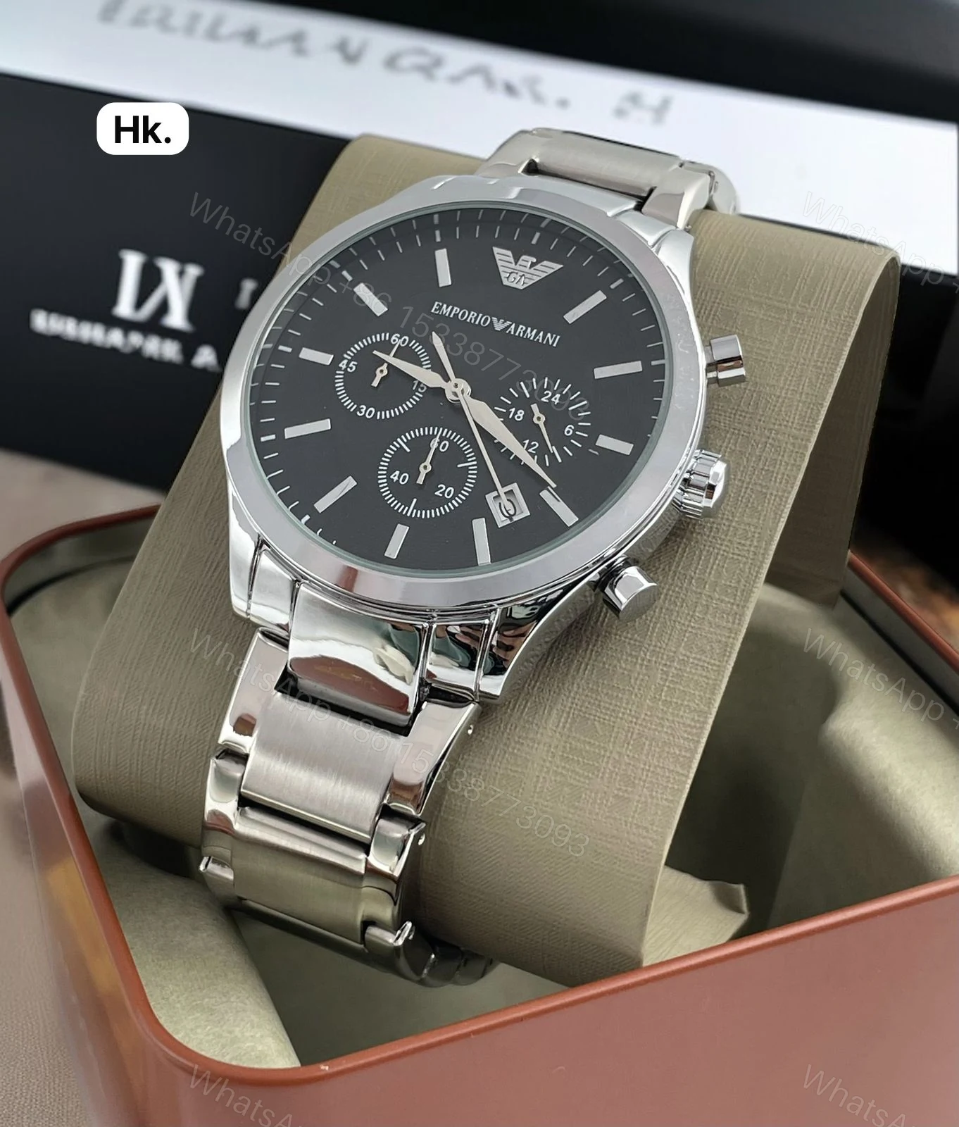 View 4 of First Copy Armani Chronograph Watch for Men