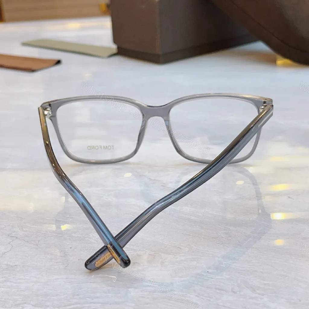View 4 of Brown Acetate Bold Square Eyewear — Luxury Everyday Confidence