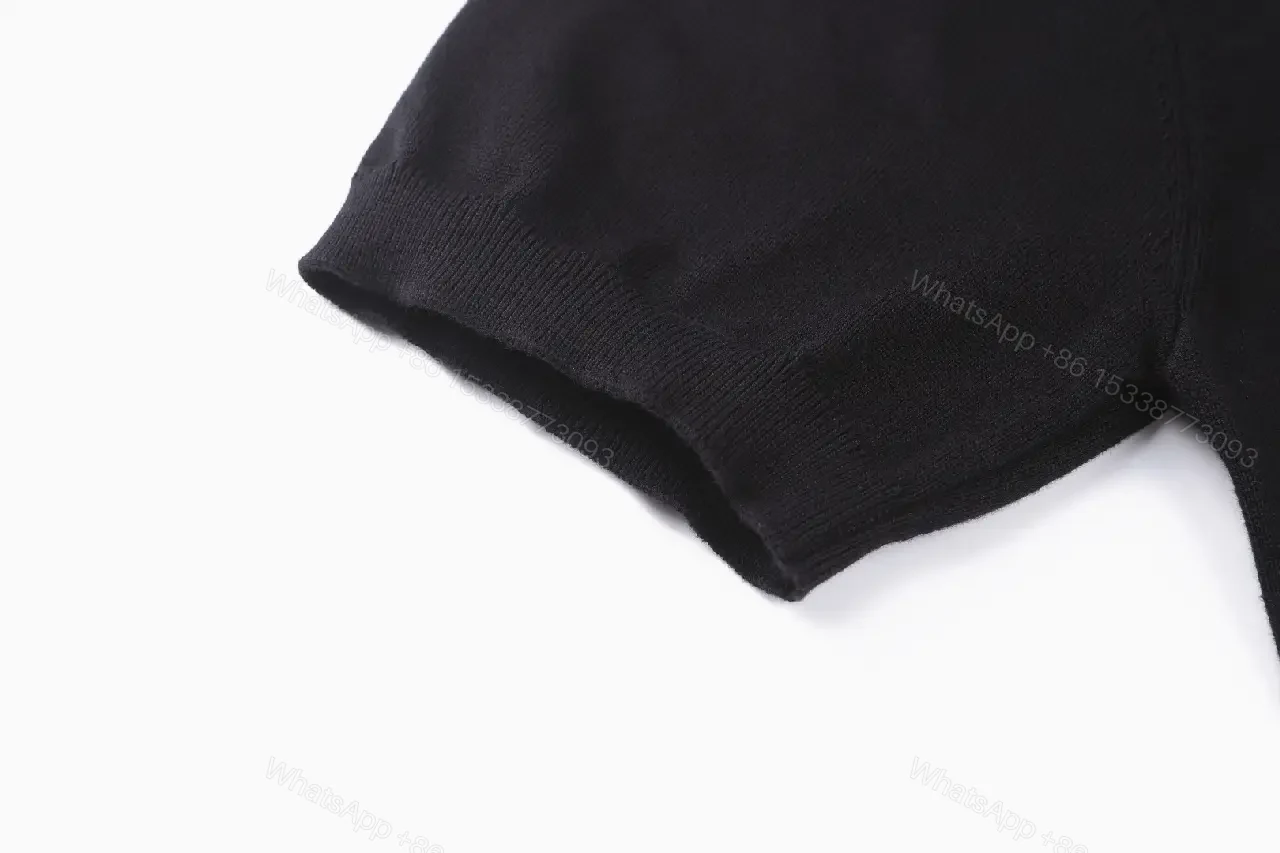 View 3 of Black Polo Shirt Classic Fit with LV Logo, Short Sleeves