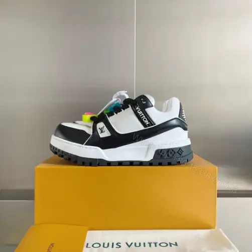 View 2 of LOUIS VUITTON LV TRAINER MAXI SNEAKERS IN BLACK AND WHITE – LSVT337