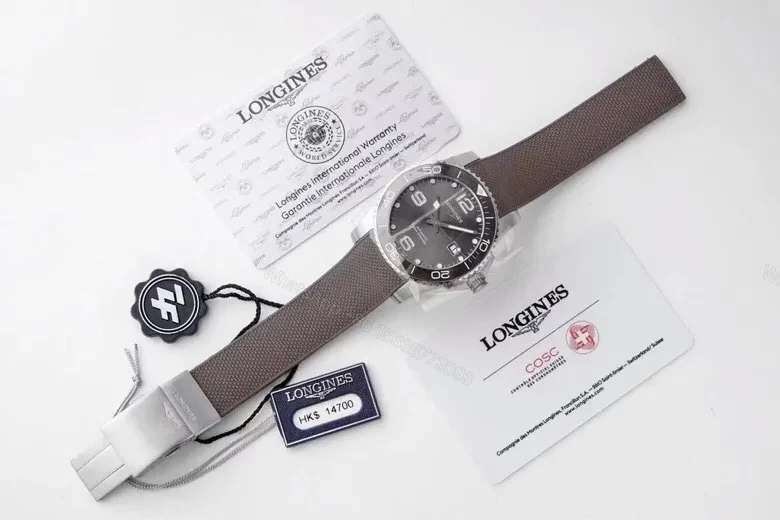 View 9 of Longines Conquest Grey Dial Stainless Steel Automatic Watch