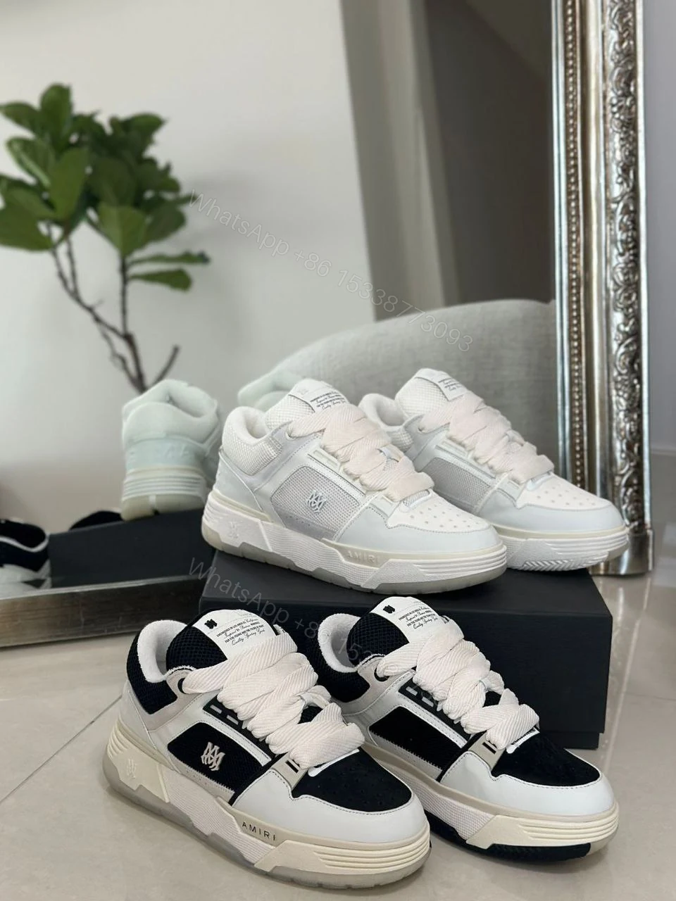 View 4 of AMIRI Low Sneaker Sunset Sakate