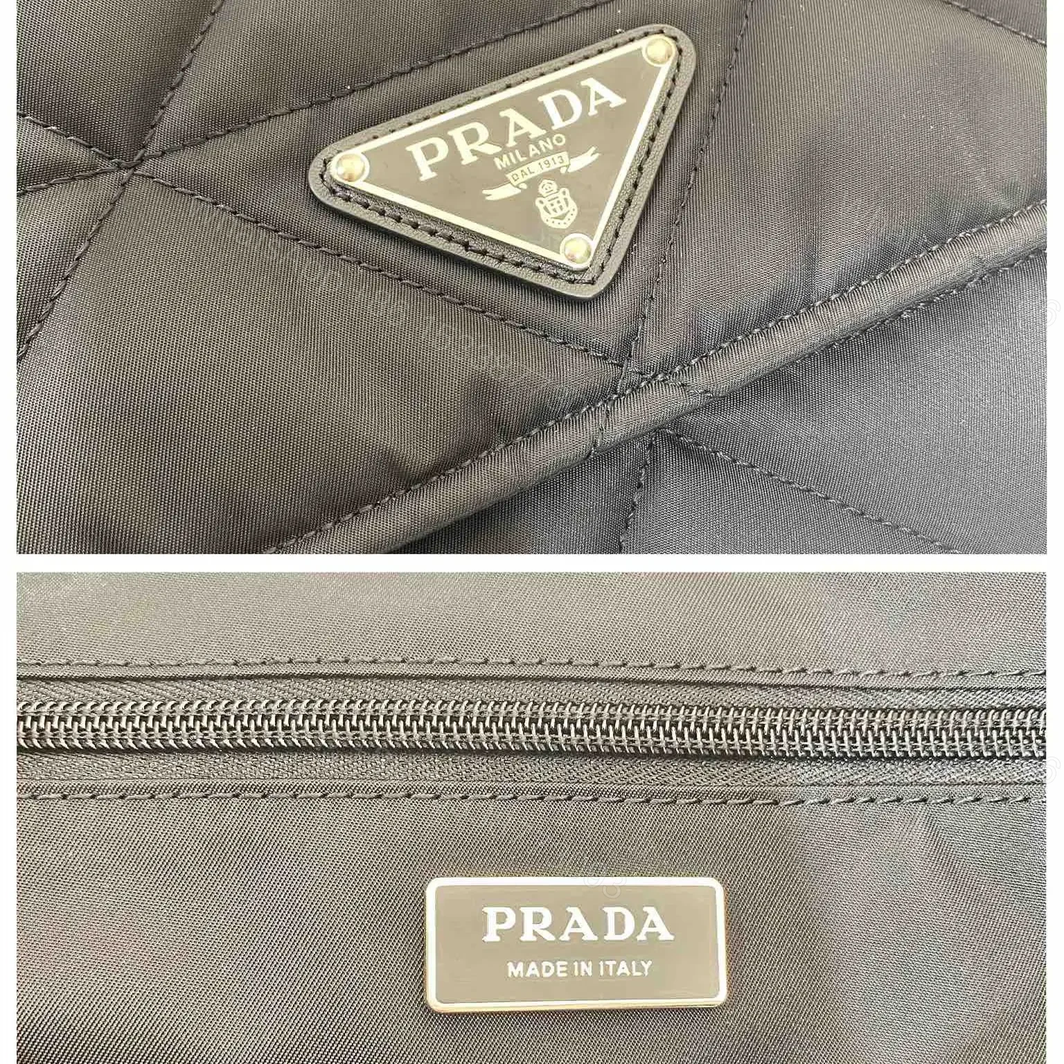 View 9 of 高仿Prada*ReEdition系列郵差包1BD256黑色免檢版