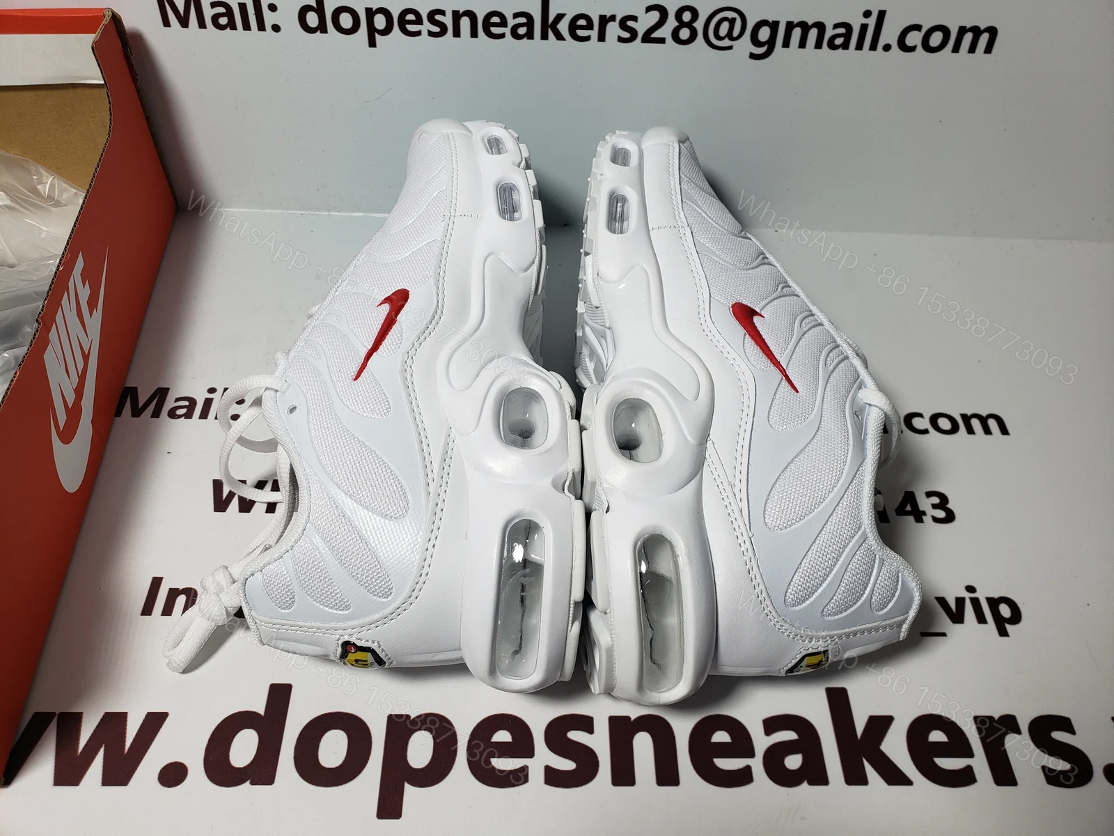 View 3 of Nike Fake Air Max Plus Supreme White DA1472-100(TN)