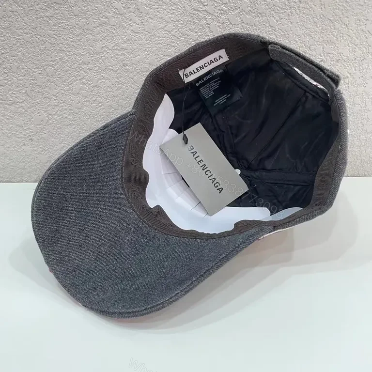 View 6 of Bold Texture Cap: Balenciaga-Inspired Patterned Logo Cap