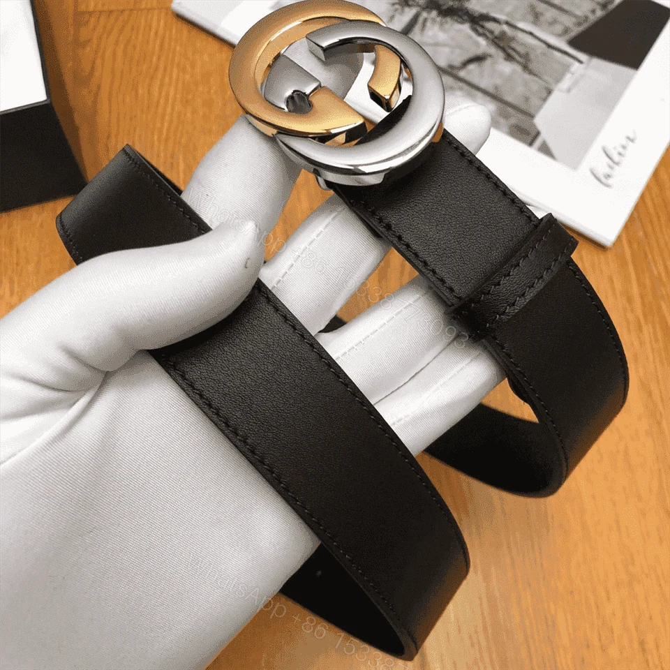 View 8 of GUCCI GG LEATHER LOGO BELT – B6