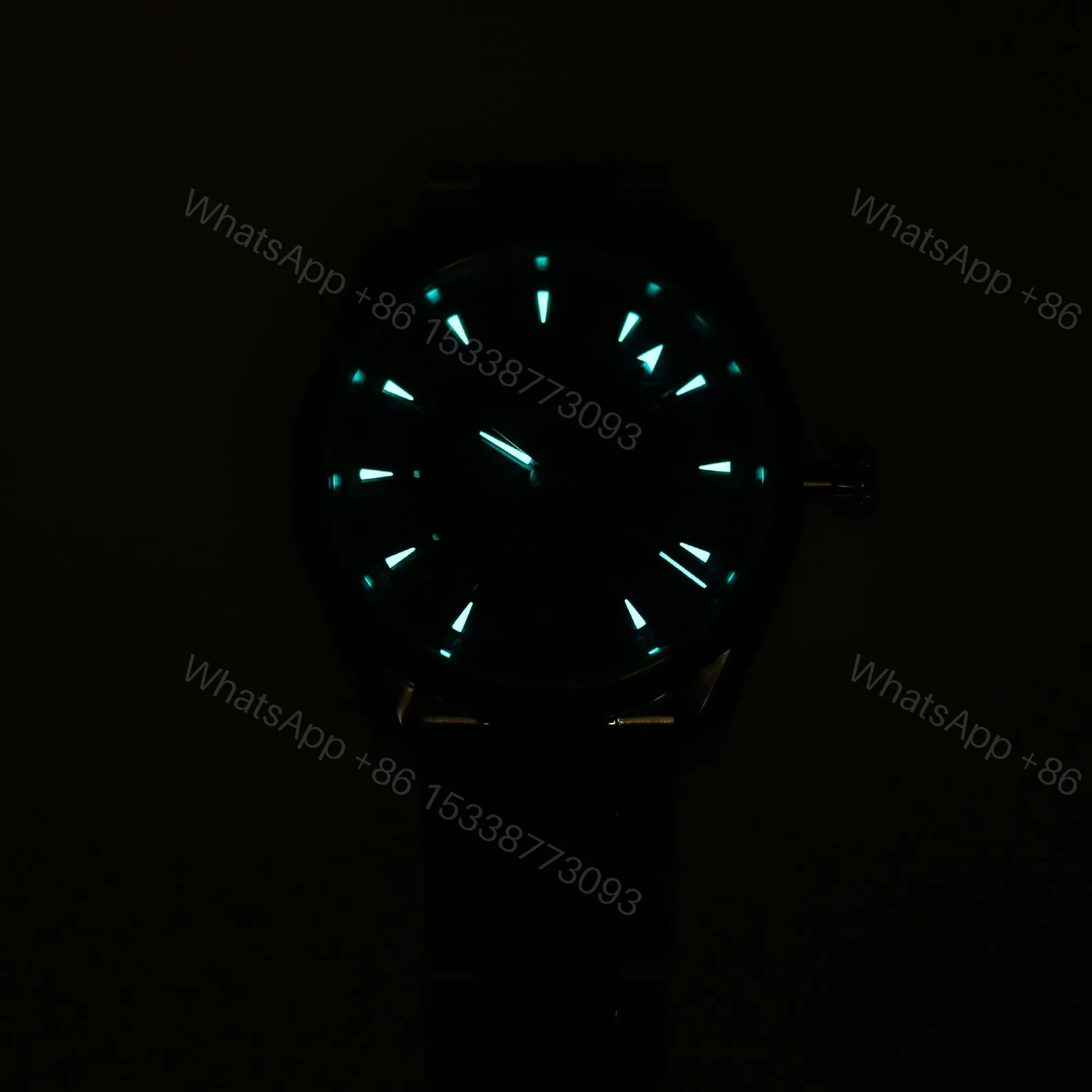 View 9 of Omega Seamaster Aqua Terra 150M Blue Dial Stainless Steel Case with Blue Rubber Strap
