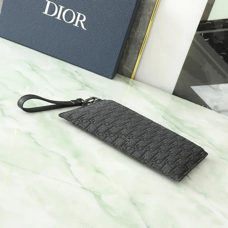 View 9 of Monogram Textured Compact Clutch â€” Day-to-Night Dior-Inspired Carry
