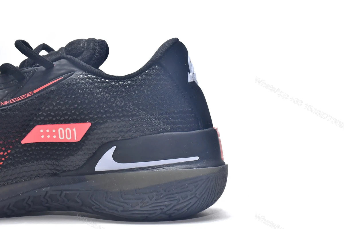 View 8 of Nike Air Zoom G.T. Cut Black Hyper Crimson CZ0176-001