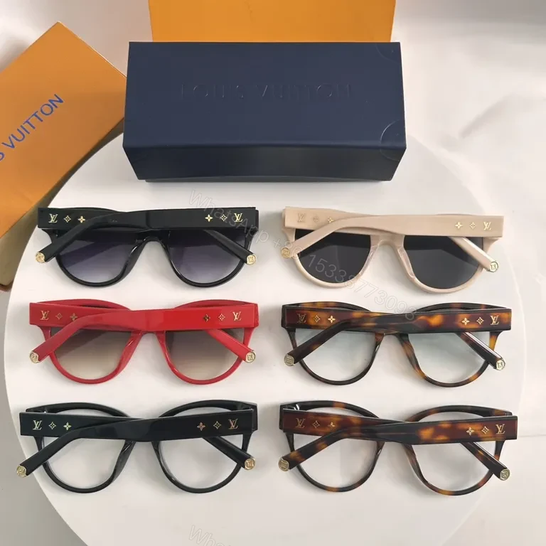 View 5 of Bold LV Acetate Sunglasses: Luxe Minimalist Style