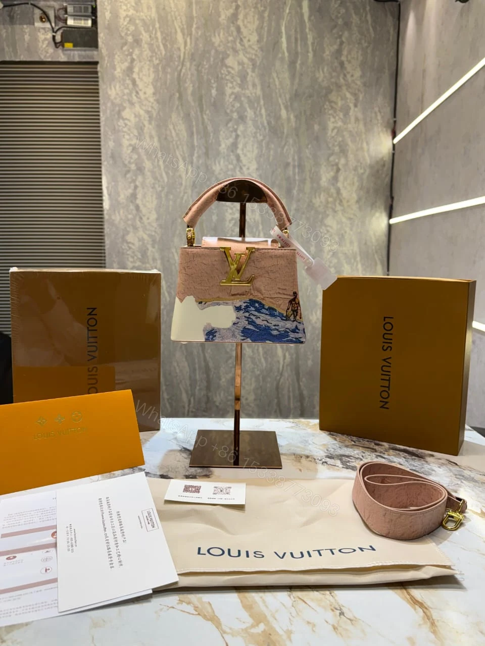 FIRST COPY LOUIS VUITTON CAPPUCINES HANDBAG — view 1