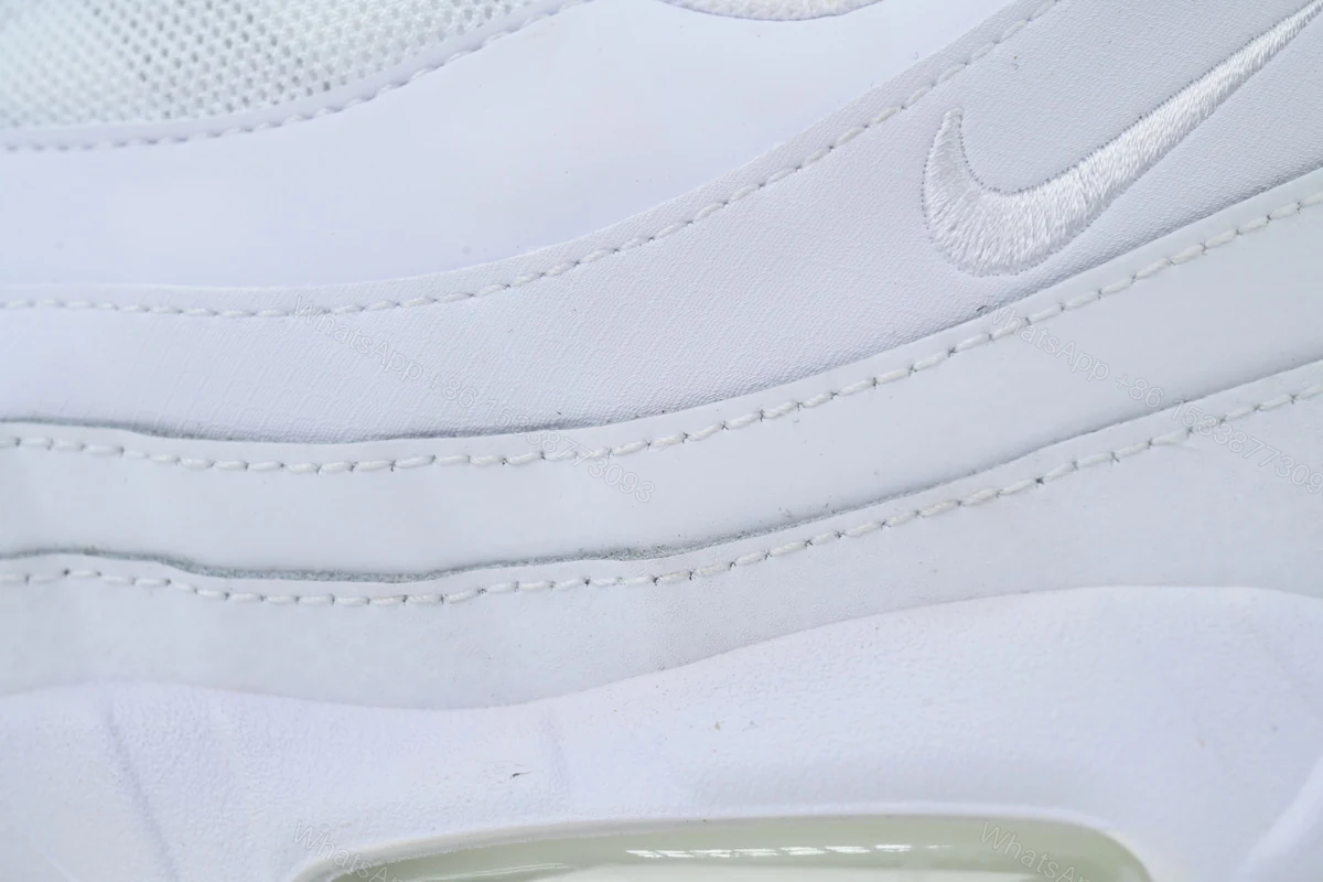 View 3 of Nike Air Max 95 OG All White HM8755-100