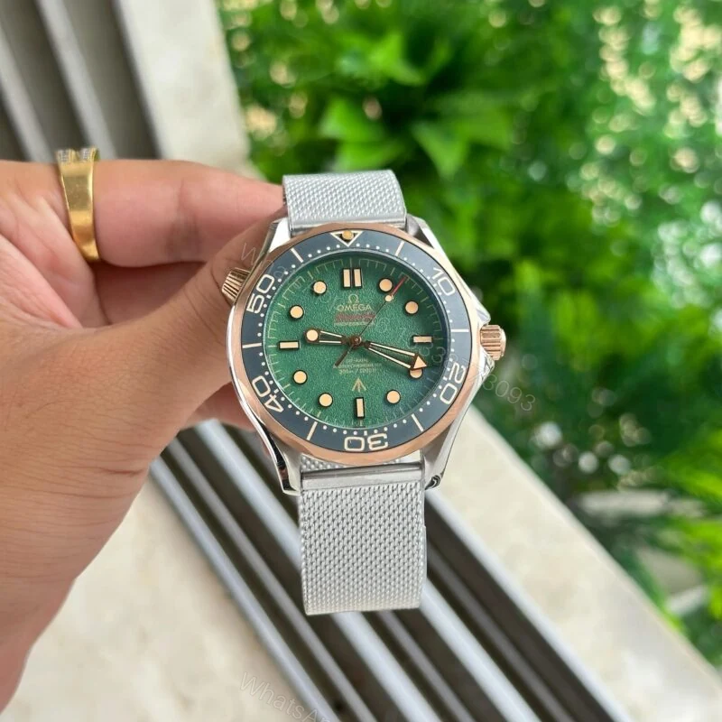 View 3 of Omega Seamaster Diver 300M Green Dial Automatic 42mm