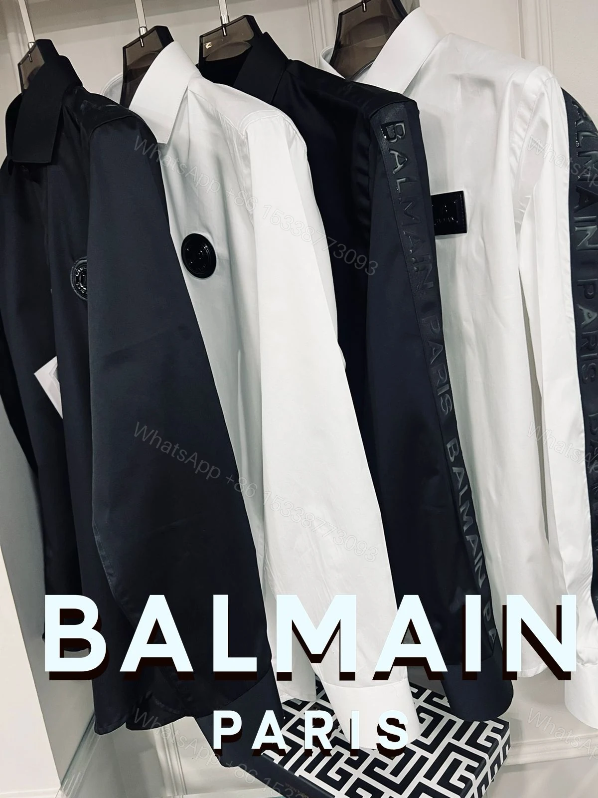 View 10 of BUY FIRST COPY BALMAIN COTTON SUMMER IMPORTED SHIRTS