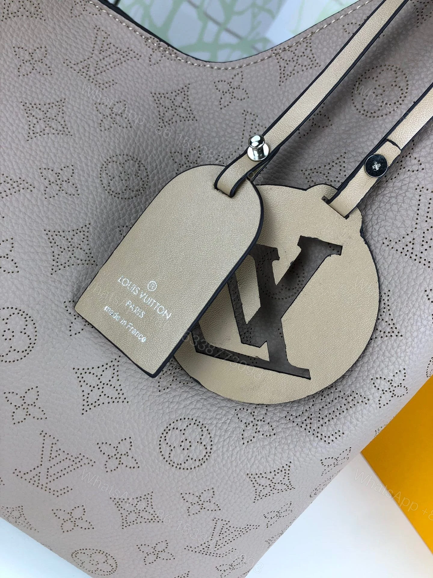 View 25 of Louis Vuitton Carmel Hobo Bag ‘Mouse Grey’