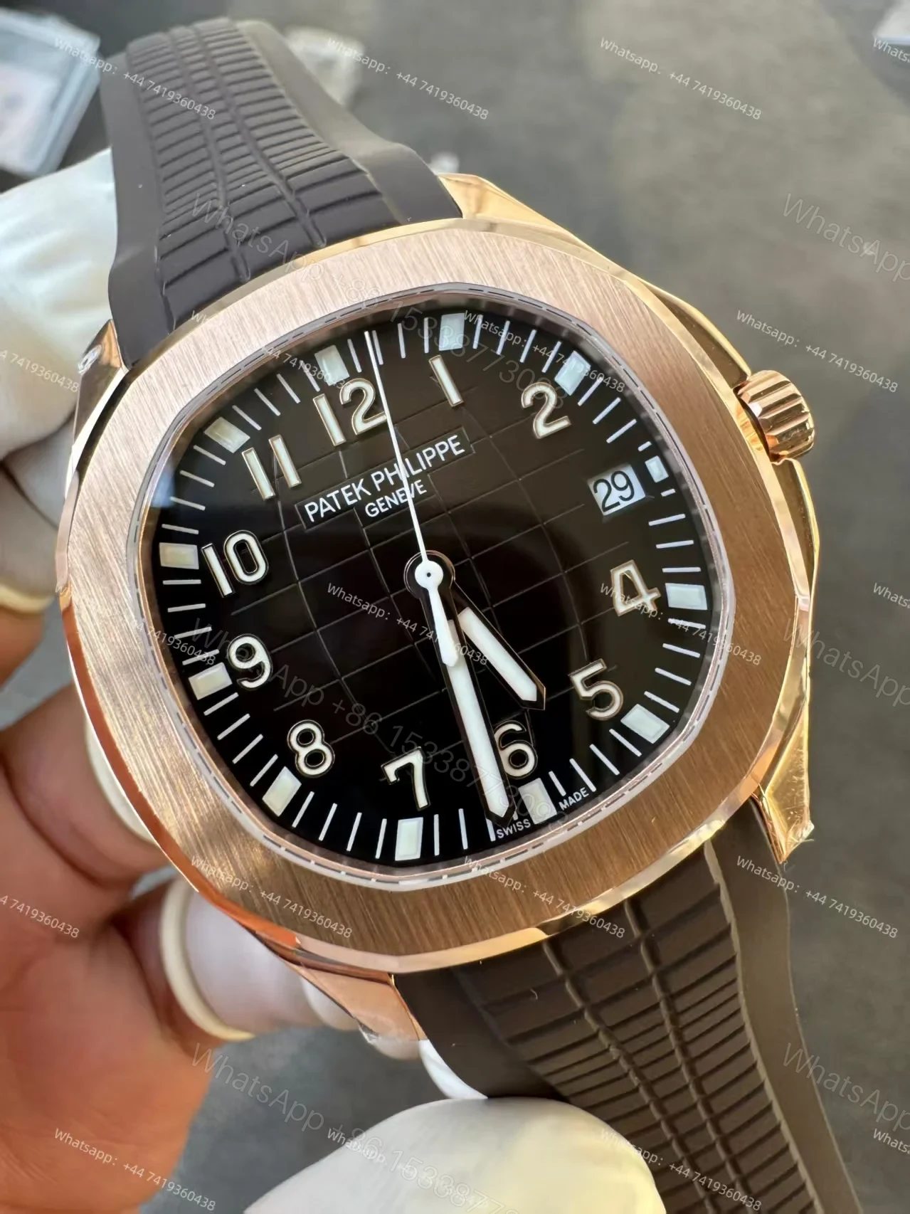 View 6 of Patek Super Clone Philippe Super Clone Aquanaut 5167R-001 Rose Gold 40MM