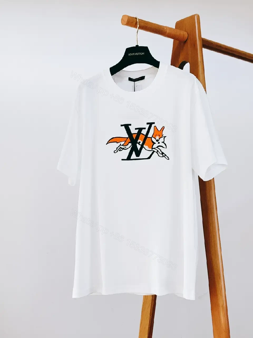 View 4 of Bold Cotton Tee + Graphic Logo + Casual Luxe + High-Contrast Graphic + T-Shirt