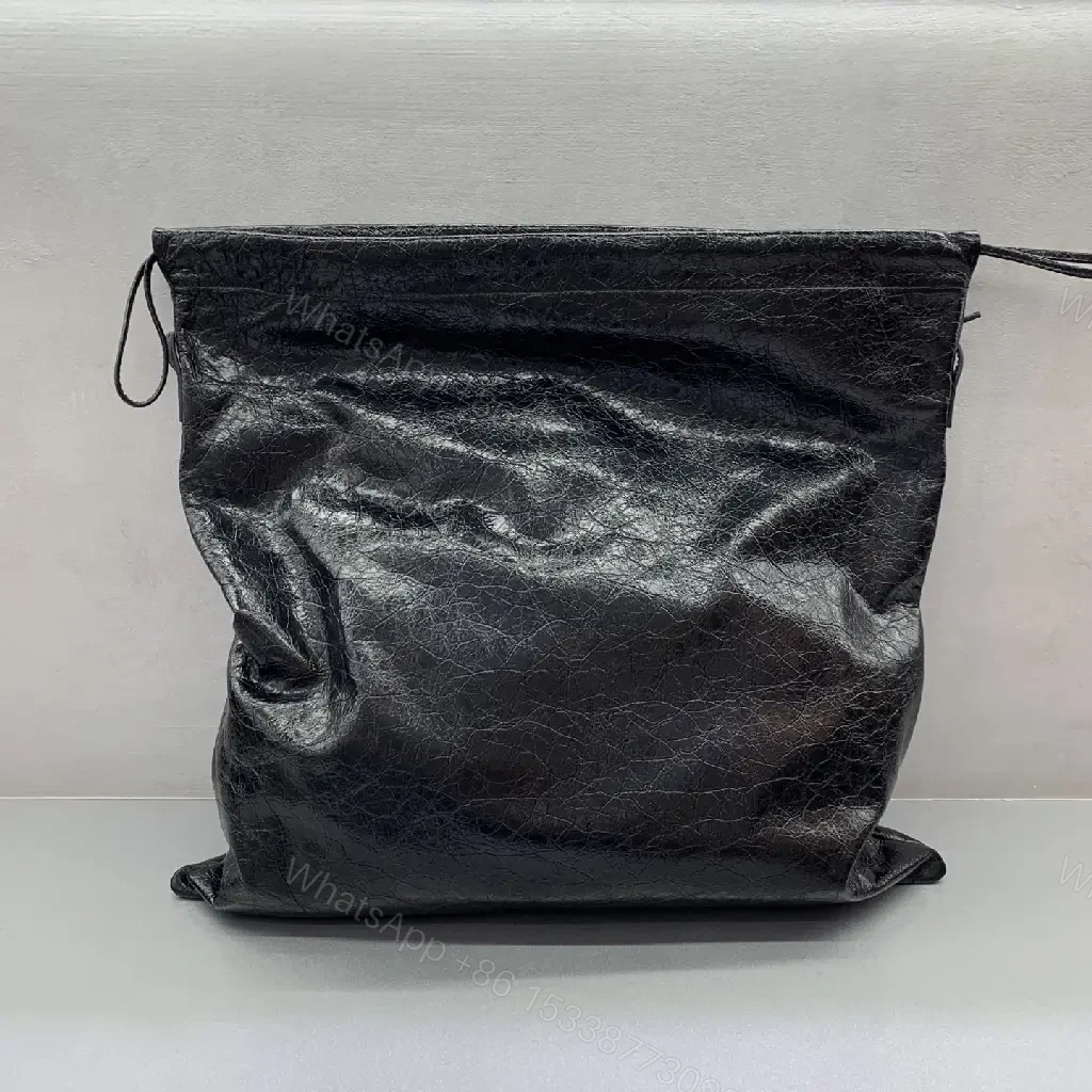 View 8 of Crinkled Leather Tote: Luxe, Quiet, Everyday Carryall