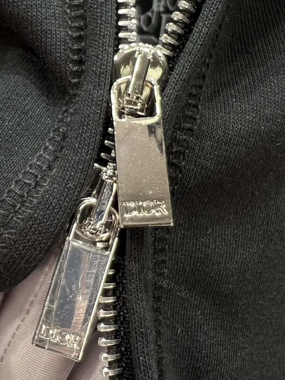 View 7 of Black Dragon-Pattern Lined Zip Hoodie - Everyday Luxe Streetwear